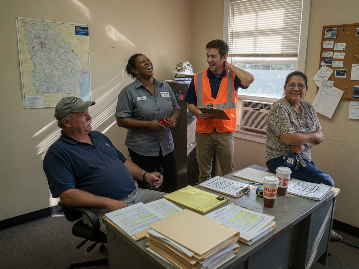 The Reliable Home Inspections team at work in Valdosta